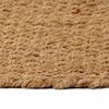 vidaXL Tapete retangular natural 200x300 cm juta