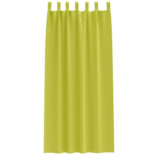 vidaXL Cortinas Blackout com Argolas 2 pcs Verde 245 x 140 cm