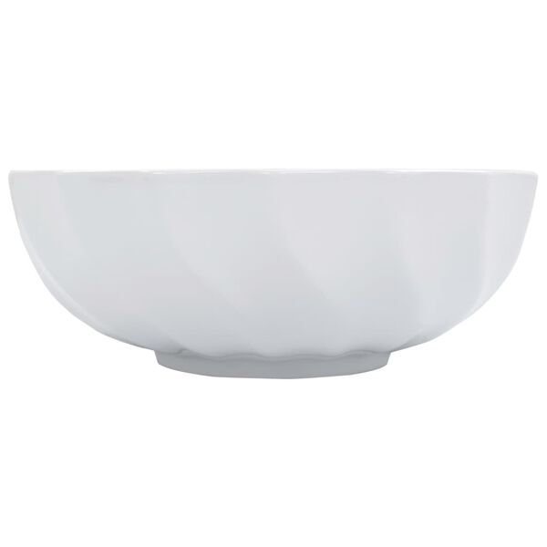 vidaXL Lavatório 46x17 cm cerâmica branco