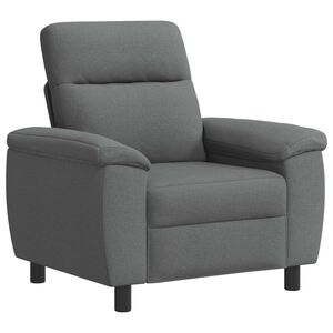 vidaXL Sof&aacute; Cinzento-Escuro 95 x 90 x 95 cm Tecido