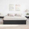 vidaXL Estrutura de cama 200x200 cm preto