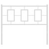 vidaXL Cabeceira de cama 100 cm metal branco