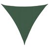 vidaXL Para-sol vela tecido oxford triangular 3,6x3,6x3,6 m verde-esc.