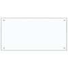 vidaXL Painéis anti-salpicos de cozinha 2 pcs 80x40 cm vidro temp.