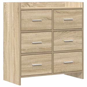 vidaXL Buffet Carvalho Sonoma 75 x 33 x 80 cm Derivados de Madeira