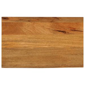 vidaXL Tampo de mesa c/ borda viva 40x20x2,5 cm mangueira maci&ccedil;a