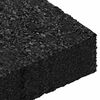vidaXL Almofada de Borracha 25 pcs Preto 9 x 6 x 2 cm Borracha