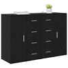 vidaXL Aparadores Corona 2 pcs Carvalho Preto 59 x 39 x 80 cm