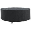 vidaXL Capa para M&oacute;veis 279 x 279 x 85 cm Tecido Oxford 420D Redondo