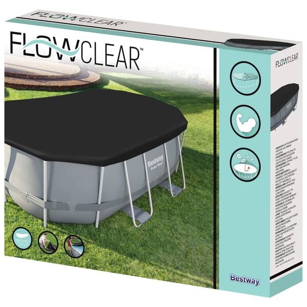 Bestway Cobertura de piscina Flowclear 418x230 cm