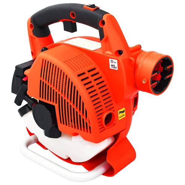 vidaXL Soprador de folhas a gasolina 3-em-1 26 cc laranja