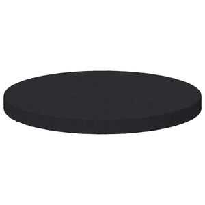 vidaXL Pads para P&eacute;s de M&oacute;veis 2 unid. Preto &Oslash; 30 x 2 mm EVA