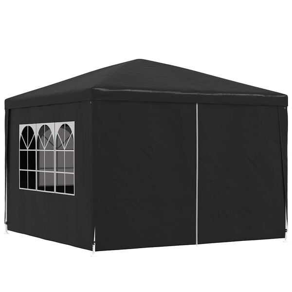 vidaXL Tenda para festas 3x3 m antracite