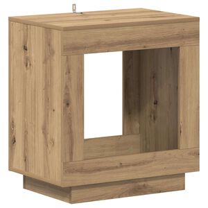 vidaXL Mesa Lateral Carvalho Arttisan 60 x 40 x 65 cm