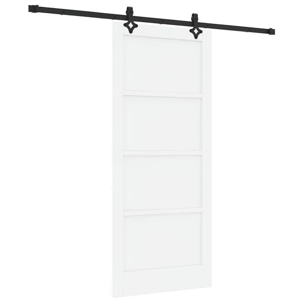 vidaXL Porta Deslizante ORKDAL Branco 86 x 198,5 cm