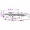vidaXL Estrutura da Cama com cabeceira Branco 200 x 200 cm