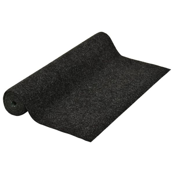 vidaXL Relva artificial com pitões 3x1 m antracite