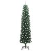 vidaXL &Aacute;rvore de Natal Artificial Verde 240 cm PVC e A&ccedil;o e Pl&aacute;stico