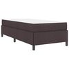 vidaXL Cama Box Marrom Escuro 80 x 200 cm tecido
