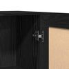 vidaXL Gabinete de Livros Carvalho Preto 82,5 x 30,5 x 80 cm