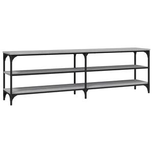 vidaXL M&oacute;vel para TV 160x30x50 cm derivados de madeira cinzento sonoma