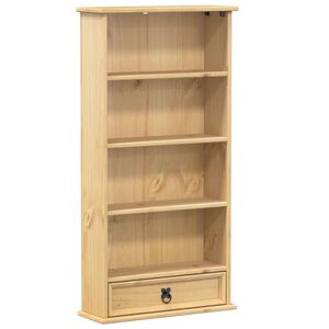 vidaXL M&oacute;vel para CD Corona 52x17,5x103 cm madeira de pinho maci&ccedil;a