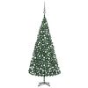 vidaXL &Aacute;rvore Natal artificial pr&eacute;-iluminada c/ bolas/LEDs 500cm verde