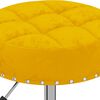 vidaXL Cadeiras de jantar girat&oacute;rias 2 pcs veludo amarelo mostarda