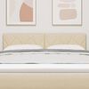 vidaXL Cabeceira Creme 160 cm tecido