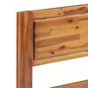 vidaXL Estrutura de cama 160x200 cm madeira de ac&aacute;cia maci&ccedil;a