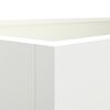 vidaXL Vaso/floreira 62x30x29 cm a&ccedil;o branco