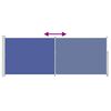 vidaXL Toldo lateral retr&aacute;til para p&aacute;tio 180x500 cm azul