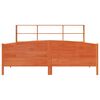 vidaXL Cama com estante sem colch&atilde;o 180x200 cm pinho maci&ccedil;o