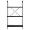 vidaXL Estante Carvalho Preto 60 x 30 x 109 cm Madeira processada