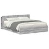 vidaXL Estrutura de Cama com Armazenamento Sonoma cinzento