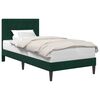 vidaXL Estrutura da Cama com cabeceira Verde-Escuro 90 x 190 cm Veludo