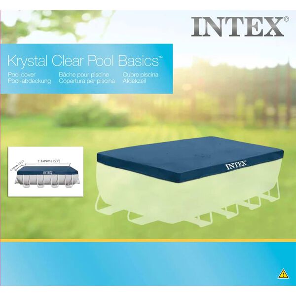 Intex Cobertura para piscinas retangular 390x180 cm 28037