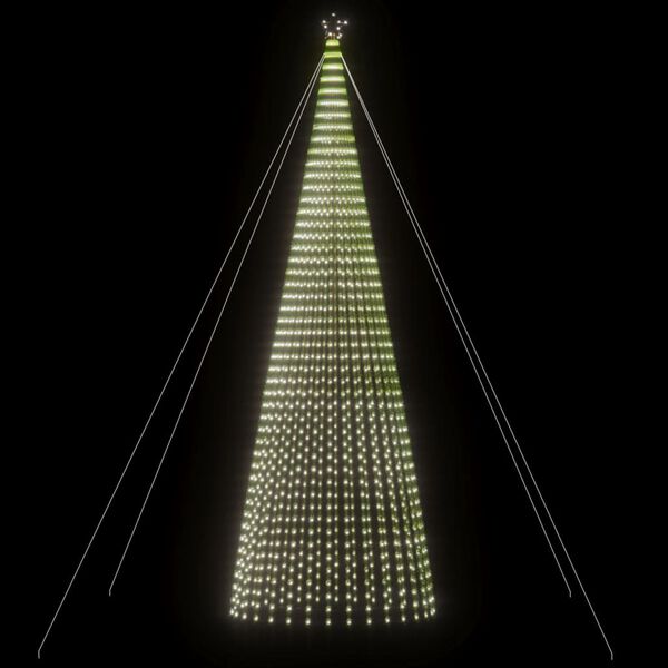 vidaXL LED &Aacute;rvore de Natal 1544 LEDs Branco Frio 500 cm