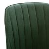 vidaXL Cadeiras de jantar giratorias 2 pcs veludo verde-escuro