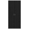 vidaXL Highboard Carvalho preto 80 x 39 x 178 cm Madeira processada