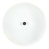 vidaXL Candeeiro de teto industrial redondo 50 cm E27 mangueira branco