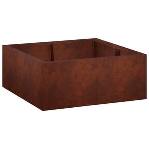 vidaXL Muro de Conten&ccedil;&atilde;o 4 unid. 100 x 100 x 40 cm A&ccedil;o Corten