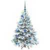 vidaXL &Aacute;rvore de Natal Artificial com 150 LEDs Branco 120 cm PE e PVC