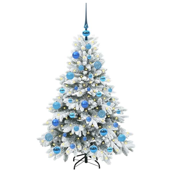 vidaXL &Aacute;rvore de Natal Artificial com 150 LEDs Branco 120 cm PE e PVC