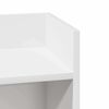 vidaXL Mesa lateral com prateleira 110x50x103 cm branco