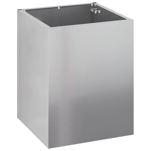 vidaXL Vaso de Jardim A&ccedil;o Galvanizado 32 x 32 x 40 cm A&ccedil;o Galvanizado