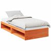 vidaXL Espregui&ccedil;adeira com colch&atilde;o cera 100x200 cm