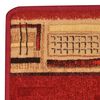 vidaXL Tapete comprido apoio gel antiderrapante 67x120 cm vermelho