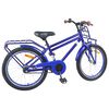 vidaXL Bicicleta Infantil 18 Polegadas para 5-7 anos Azul Escuro
