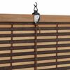 vidaXL Estores de rolo com cortinas Manual Castanho 150 x 160 cm Bambu